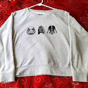 Forever 21 Cropped Starwars Sweater